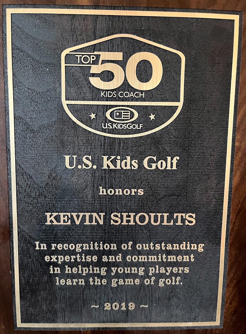 jr golf award